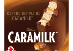 caramilk frozen bars package
