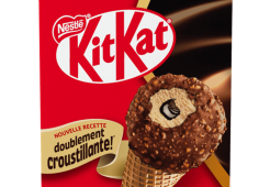 kitkat double crunch cone french box