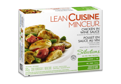 LEAN CUISINE Selections, poulet en sauce au vin, 212 grammes.