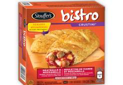 STOUFFERS Bistro Crustini, boulettes de viande et Mozarella, 2 portions x 128 grammes