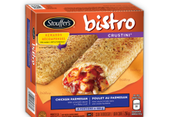 STOUFFER'S BISTRO Crustini Poulet Parmesan, 256 grammes.