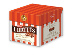 Chocolat TURTLES, recette classique 85 grammes.