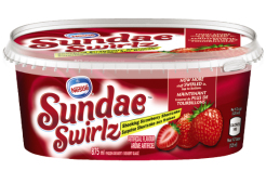 Crème glacée SUNDAE Shocking Strawberry Shortcake, 875 ml.
