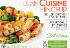 LEAN CUISINE Poulet grillé et légumes, 285 grammes.